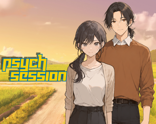 Arte de Psych Session con dos personajes
